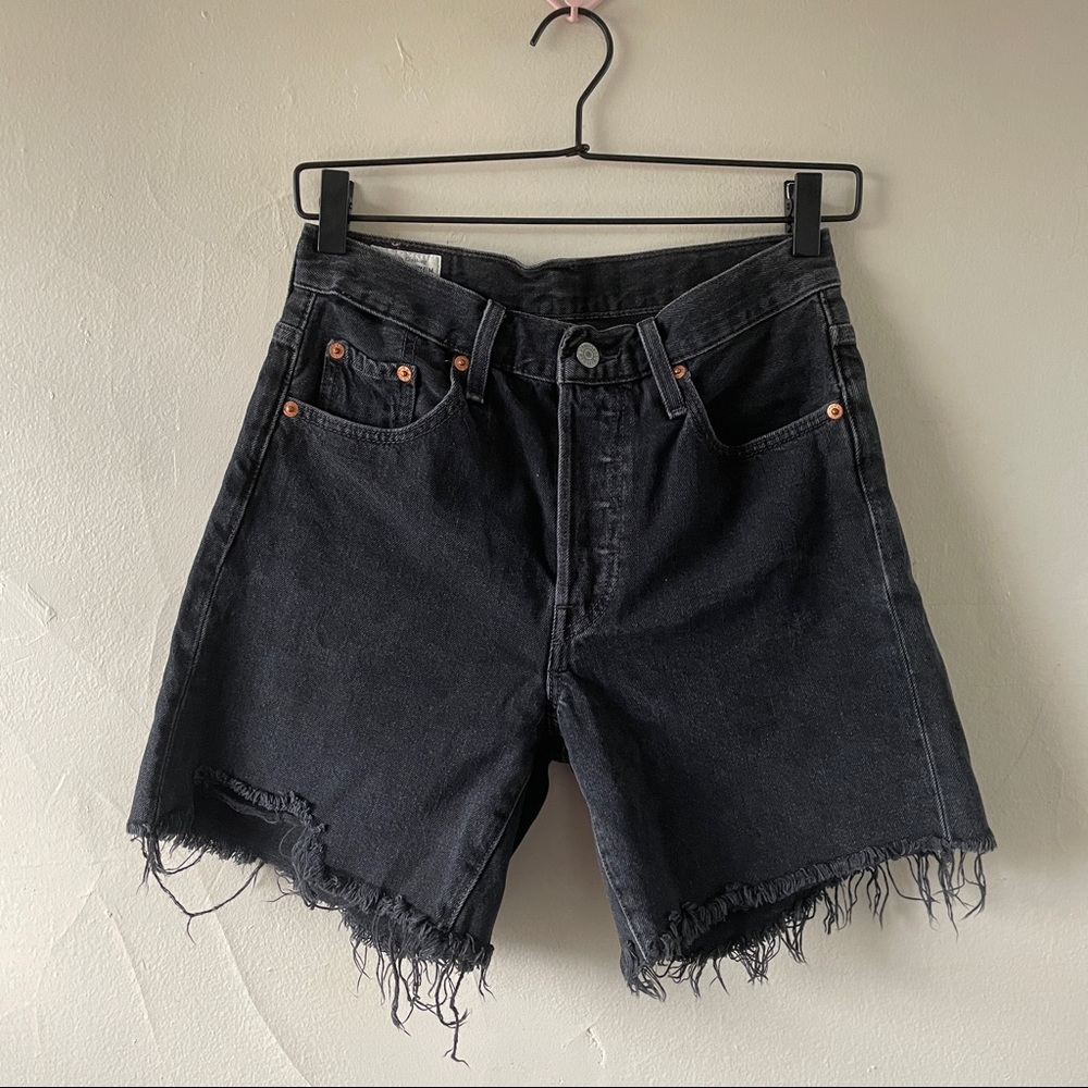 Levi’s 501 Black Cutoff shorts